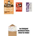 Üç Kuruşluk Opera + Gecede Trampet Sesleri + Bertolt Brecht - Bütün Oyunları 3 (Ciltli) + Okuma Sticker'ları - 1869.7500000000002