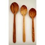 Üç Parça Zeytin Kaşık Takımı, 19 cm 24 cm 30 cm Zeytin Kaşık, Tahta Kaşık Seti - Ahşap