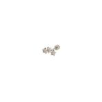 ÜÇ YILDIZ GÜMÜŞ TRAGUS PIERCING - ALTIN SARI