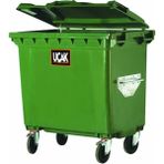 Uçak 770 Lt Çöp Konteyneri Plastik Tekerlekli