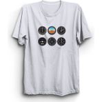 Uçak, Borda, Gösterge Paneli, Pilot, Airplane, Kokpit, Cockpit Tişört - XS - Beyaz