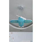 Uçak Temalı Entegre Led Çocuk Odası Sarkıt Avize (70X80 Cm) Kişiye Özel Tasarım, El Yapımı Görünüm