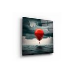 Uçan Balon Cam Tablo | Hediyelik, Dekoratif, Ofis, Mutfak