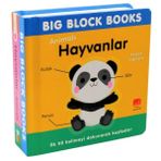 Uçan Fil Hayvanlar (Animals) Big Block Books Türkçe - Ingilizce