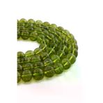 Uçar Doğaltaş 0141-0181 Peridot Doğal Taş Parlak Küre Kesim 10Mm Dizi