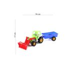 Uçar Oyuncak Ucar Kıd Kepcelı Romorklu Traktor(3b)