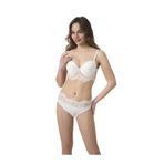 Üçay Butik 314 Balenli Destekli Sütyen Takım Kırmızı 75