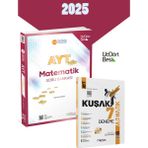 ÜçDörtBeş Yayınları 345 - 2025 Baskı AYT Matematik Tamamı Çözümlü Soru Bankası ve Kolaydan Zora Kuşak AYT Deneme - Mehmet Kıvrak