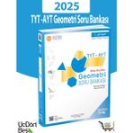 ÜçDörtBeş Yayınları 345 - TYT-AYT 2025 Model Geometri Soru Bankası - Güncel Baskı Üniversite Hazırlık