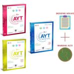 ÜçDörtBeş Yayınları AYT Deneme Seti (3 Kitap)