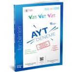 ÜçDörtBeş Yayınları AYT Fen Bilimleri 10 Deneme Sınavı