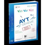 ÜçDörtBeş Yayınları AYT Video Çözümlü 10 Fen Bilimleri Denemesi İlk Dönem 2023