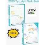 ÜçDörtBeş Yayınları Tyt Ayt Fizik Soru Bankası Seti 2025