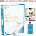 ÜçDörtBeş Yayınları Tyt Matematik Soru Bankası 2024-2025 + Tyt Matematik Branş Denemsi ve Kafa Defteri Hediye !!!