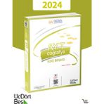 ÜçDörtBeş Yayınları ÜçDörtBeş AYT Coğrafya Soru Bankası 2024 Model Mesleki Hazırlık İçin ÖSYM Tarzında Sorular