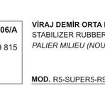 Üçel 10206A Renault Clio Viraj Demir Orta Lastiği