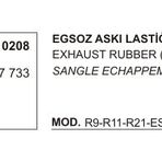 Üçel 10208 Renault Kangoo Egzoz Askı Lastiği