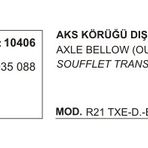 Üçel 10406 Renault Espace Dış Aks Körüğü