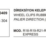 Üçel 10409 R19 R21 R25 Clıo-ı Espace Megane-ı Expres Sağ Renault Espace Direksiyon Kelepçe Lastiği