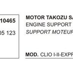 Üçel 10465 Renault Clio Sağ Motor Takozu