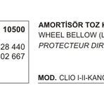 Üçel 10500 Renault Clio Amortisör Körüğü