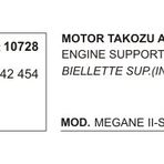 Üçel 10728 Renault Megane II Scenic II 1.9 DCI 2.0-16V Alt Motor Takozu