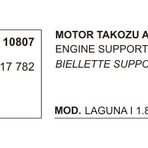 Üçel 10807 Renault Laguna Arka Motor Takozu