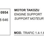 Üçel 10954 Renault Trafik Motor Takozu
