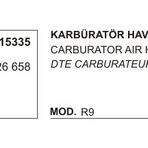 Üçel 15335 Renault R9 Karbüratör Hava Hortumu