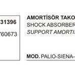 Üçel 31396 Fiat Albea Palio Siena Doblo Sol Amortisör Takozu