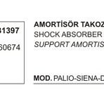 Üçel 31397 Fiat Albea Palio Siena Doblo Sağ Amortisör Takozu