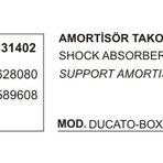Üçel 31402 Fiat Ducato Boxer Jumper Sağ Amortisör Takozu