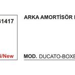Üçel 31417 Fiat Ducato Boxer Jumper Arka Amortisör Burcu