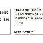 Üçel 31452 Fiat Doblo Ön Amortisör Takozu