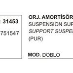 Üçel 31453 Fiat Ducato Orjinal Doblo Arka Amortisör Takozu