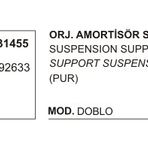 Üçel 31455 Fiat Doblo Ön Amortisör Takozu