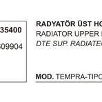 Üçel 35400 7609904 Fiat Tempra Tipo 1.6 Karbüratör 90 96 Üst Radyatör Hortumu