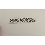Üçel “aaacayipsin” Yapışkanlı Araç Sticker Yazı Araç Arkası Yazı Oto Cam Etiket Sticker Yazı