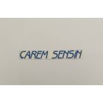 Üçel “çarem Sensin” Yapışkanlı Araç Sticker Yazı Araç Arkası Yazı Oto Cam Etiket Sticker Yazı