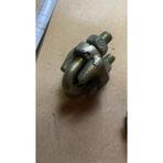 Üçel Çelik Halat Klemensi Kurtağzı Çinko Kaplama 12MM