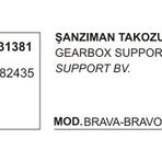 Üçel Fiat Coupe 31381 Brava Bravo Marea 1.8 2.0 Şanzıman Takozu