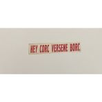 Üçel “hey Corc Versene Borç” Yapışkanlı Araç Sticker Yazı Araç Arkası Yazı Oto Cam Etiket Sticker Yazı