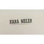 Üçel “kara Melek” Yapışkanlı Araç Sticker Yazı Araç Arkası Yazı Oto Cam Etiket Sticker Yazı