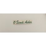 Üçel “o Şimdi Asker” Yapışkanlı Araç Sticker Yazı Araç Arkası Yazı Oto Cam Etiket Sticker Yazı