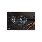 ÜÇEL PLASTİK Borart Oval Borcam Tepsi (Fırın Tepsisi)