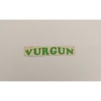 Üçel “vurgun” Yapışkanlı Araç Sticker Yazı Araç Arkası Yazı Oto Cam Etiket Sticker Yazı