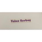 Üçel “yalnız Kovboy” Yapışkanlı Araç Sticker Yazı Araç Arkası Yazı Oto Cam Etiket Sticker Yazı