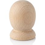 Üçer Ahşap Oval Form Kayın Ağacı Mobilya Kulbu - 37MM Elips Dolap ve Çekmece Kulbu ( 1 Adet ) - Natürel