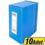 Üçgen 22x31x13 cm Mavi 10'lu Arşivleme Kutusu