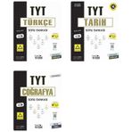 Üçgen Akademi Tyt Türkçe + Tarih + Coğrafya Soru Seti 3 Kitap 2023